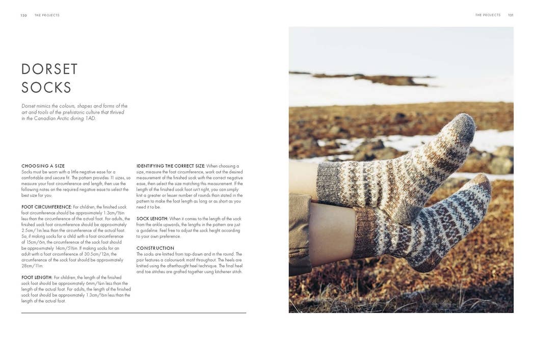 Dorset Socks pattern from Arctic Knits.