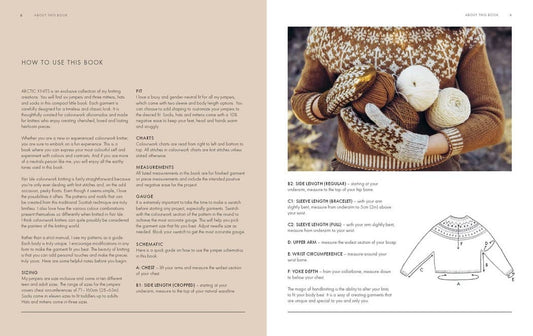 Jacquard knitting pattern book.