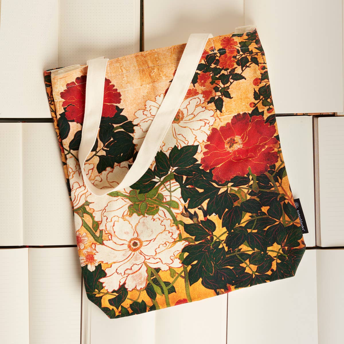 Floral luxury knitting bag.