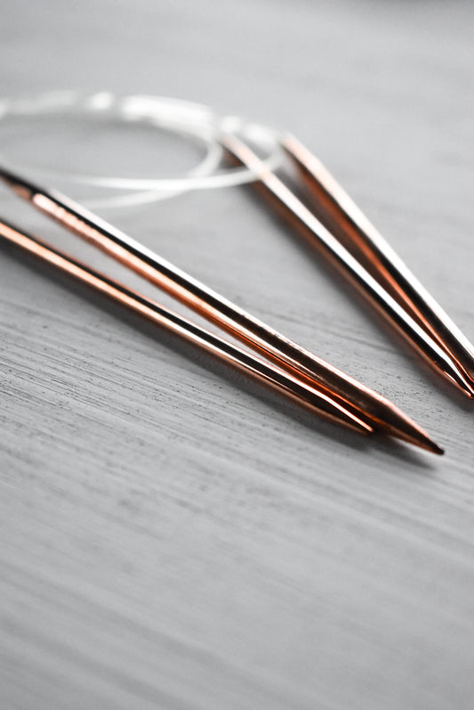 Lykke Cypra 24" Fixed Circular Copper Knitting Needles