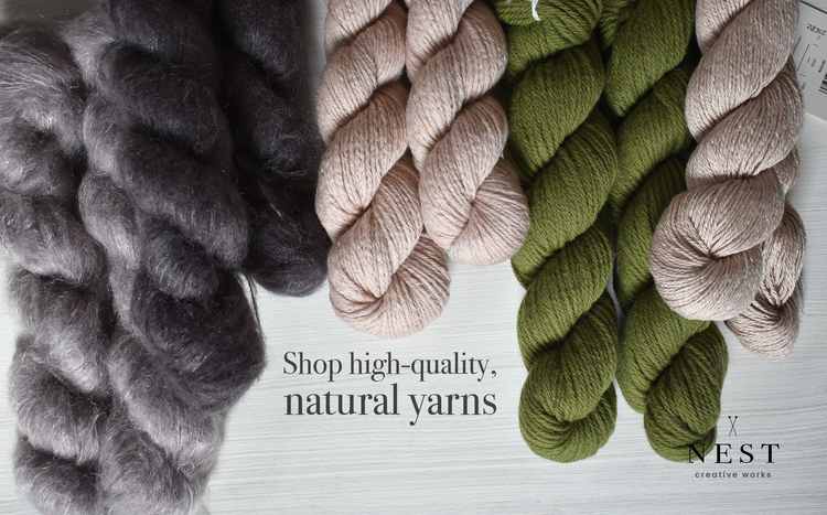 Image showing sustainable yarns from USA brands in various colors.