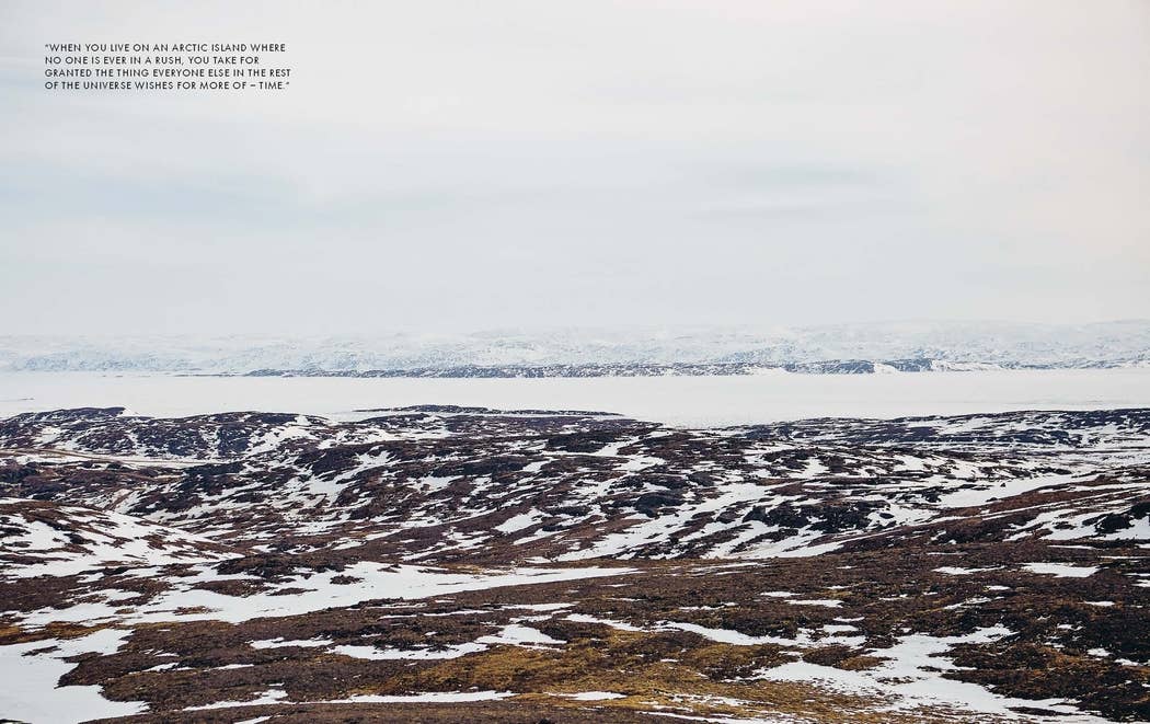 Knitting in the Arctic.