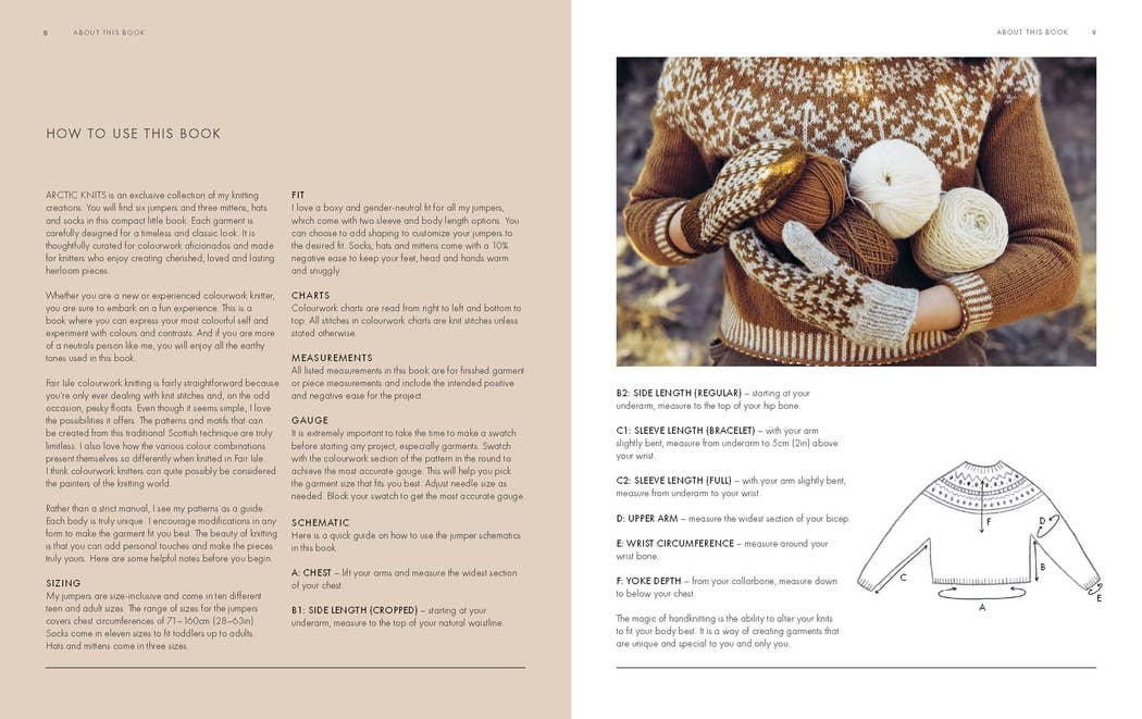 Jacquard knitting pattern book.