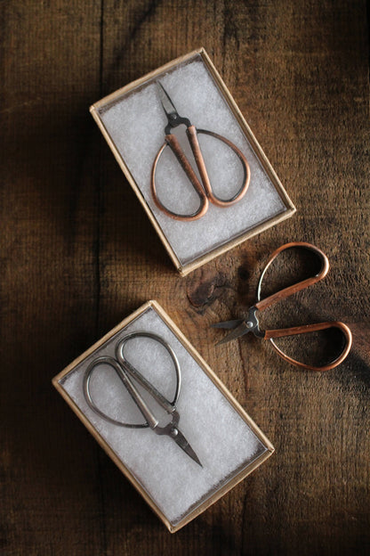 Japanese-style yarn snips.