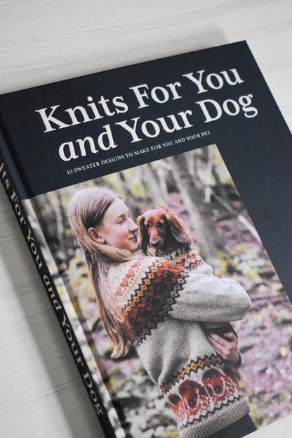 Book with knitting patterns for you and your dog.