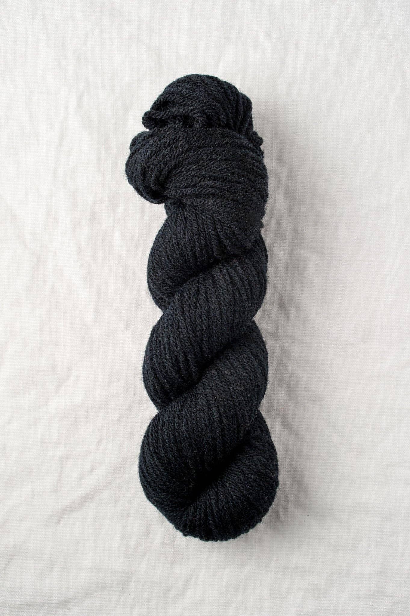Lark 100% Wool Worsted Weight Yarn in color Crow.