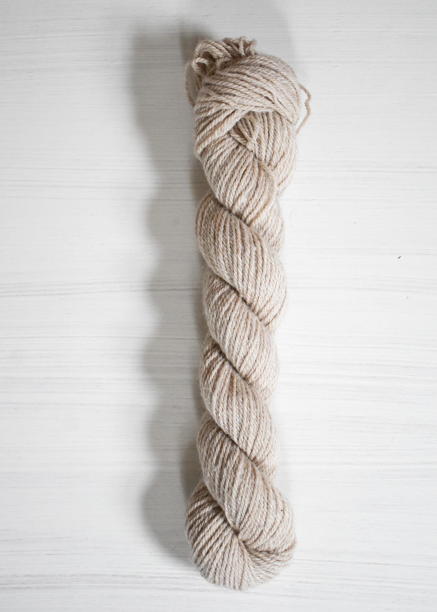 Sport/DK Weight Wool & Baby Alpaca Yarn: Pebbles (Natural)